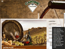 Tablet Screenshot of cantinecalleri.com